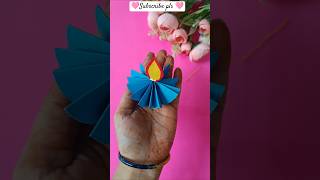 Paper Diya for diwali decoration 💕#shorts #youtube #diy #craft #papercraft #diwalispecial #yt #short