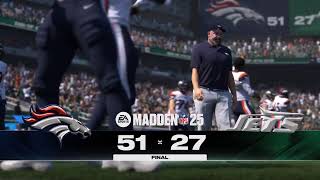 Madden 25 - Franchise - Denver Broncos (1-2) Week 4 @ New York Jets (2-1) LIVE