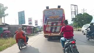 bus paimaham no 80 pulang kemedan sore ini jalanan padat