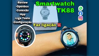 Review: Smartwatch TK88 Modelo Topzinho/Openbox/Teste ligação/App/Conexão/Vale apena Compra?