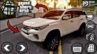 toyota fortuner car in gta san andreas gameplay ||