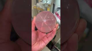 beautiful Rose Quartz crystal ball! 🌹🔮