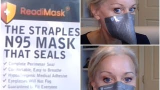 Review of Readimask strapless N95. Coupon code!!!