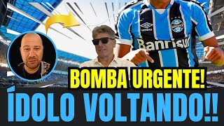 🔵⚫️⚪️ URGENTE ! ÍDOLO ESTÁ VOLTANDO PRA CASA | MERCADO DA BOLA TRICOLOR |  NOTÍCIAS DO GRÊMIO HOJE