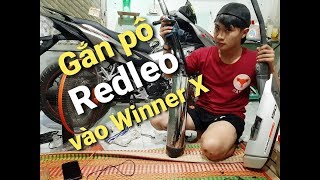 Gắn cây pô Redleo vào Winner X . Kết quả Kinh khủng - Tăng nước Hậu || Vịt Xiêm Vlog