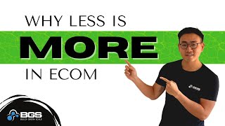 Why Less IS MORE in Ecom