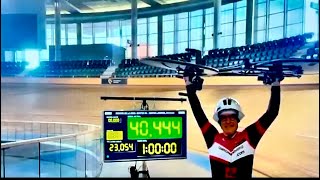 Fernando Santas  .Récord España 🇪🇸 Pista de la Hora Master 60. Baleares Noviembre 2022.(40,444 kms)