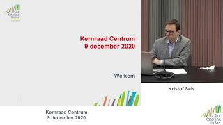 Kernraad Centrum 9 december 2020