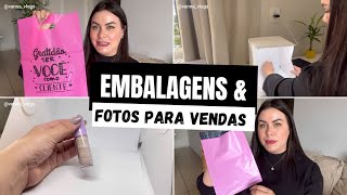 Mostrando as primeiras EMBALAGENS da loja e como faço para tirar as FOTOS dos produtos | VANNA VLOGS