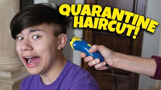 MY DAD GAVE ME A QUARANTINE HAIRCUT AND SHAVED MY HEAD - FAIL!!!