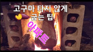 고구마🍠타지않고맛있게굽는방법#고구마잘굽는방법#고구마요리#캠핑장에서고구마맛있게굽는방법#How to bake sweet potatoes deliciously#농사유튜브