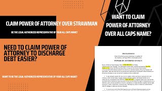 Day 2- SPC Process-Claim Power of Attorney over -All Caps Name -Strawman-UCC-1-Docs-PT1