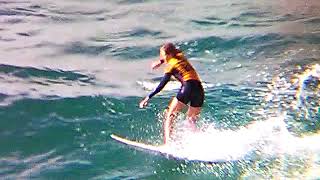 Stephanie Gilmore, 8/4/18 WOMENS ROUND 3(heat2) (Sat morn)  @ US OPEN SURF HB