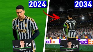 Reconstruindo a JUVENTUS por 10 ANOS!! (o melhor time da história!)