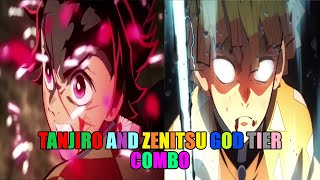 Tanjiro🔥 and Zenitsu⚡God Tier Combo Demon Slayer Hinokami Chronicles