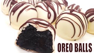 كرات الاوريو ب 3 مكونات حضروا ألذ حلى يذوب بالفم | OREO BALLS (TRUFFLES)