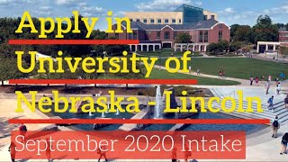 University of Nebraska: Sept 2020 | Lincoln | Nebraska | United States of America | Apply Global