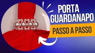 Porta Guardanapo Pérolas Passo a Passo