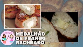 Medalhão de Frango Recheado - muito fácil e rápido| RECEITAS DA SOGRA