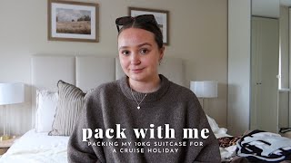 Pack with me ~ packing my 10kg suitcase for a cruise holiday