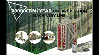 How WOOD BASED PANELS Are Made: Fully Automatic OSB MDF HDF Particleboard Production Line