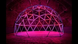 LEdome - Immersive Light Installation for LG advert | Dome Installation