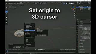 Blender mirroring objects