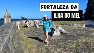 VLOG ILHA DO MEL - Fortaleza Nossa Senhora dos Prazeres, bicicleta, trilha | Vale a pena Conhecer?