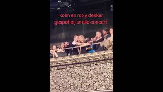 Koen gespot met Roxy dekker