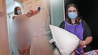 I HAD A SLEEP OVER WITH THE HOTEL CLEANER... (SHE GOT NAKED!)