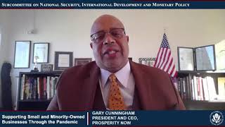 Gary Cunningham Testimony on Minority-Owned Business // Prosperity Now