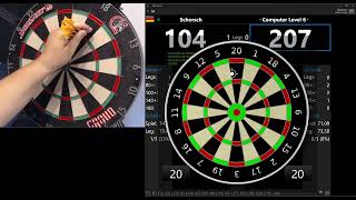 3-1 gegen den DartsScorer  #videos #video #darts #dart #180