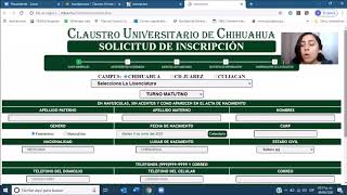 Proceso de Inscripciones en Licenciatura e Ingeniería