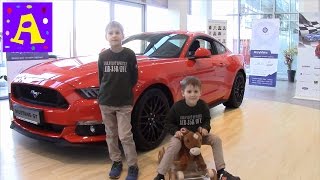 FORD MUSTANG Интерьер Экстерьер Обзор Влад и Свят канал Family A