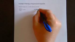 Solving Trigonometric Equations