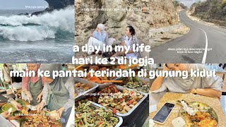 VLOG #11 : Days in my life main ke pantai terindah di jogja🌊,HTM cuma 10k💸,Jogja rasa luar negeri ᡣ𐭩