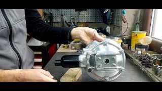 Chromed rear differential K750 . Assembly