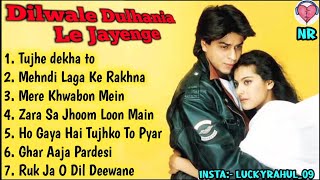 Dilwale Dulhania Le Jayenge Movie All Songs | Shahrukh Khan | Kajol | 90s superhit songs |