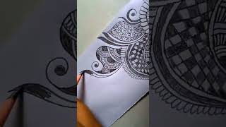 Easy mehndi design on paper |Arabic floral mehndi design |Latest mehndi design on paper |Mehndi