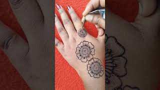 New😍 Stylish Flower Mehndi Design #shorts #mehndi #mehndidesign #newmehndi #heena #flowermehndi