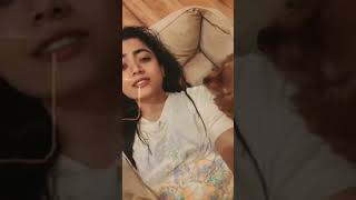 Rashmika Mandan Cute puppy