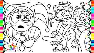 The Amazing Digital Circus New Coloring Pages / Rainbow Friends but they're Digital Circus / NCS