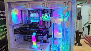 Pc Gamer Water Cooling Custom, Gabinete Hyte Y70 Con pantalla