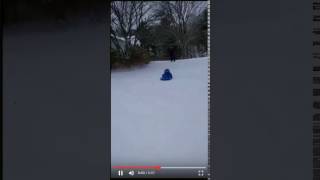 Oliver Sledding - March 2017 Nor'easter