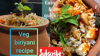 veg biriyani recipe|super tasty veg biriyani| (resani cooking show 😘)# veg biriyani 😋