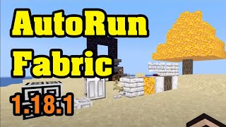 AutoRun Fabric Mod 1.18.1 & Tutorial Downloading And Installing For Minecraft