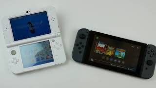 Nintendo Switch vs 3DS XL kurzer Vergleich german/Deutsch