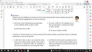 ESMATE CUARTO GRADO CLASE 2.2 UNIDAD 1