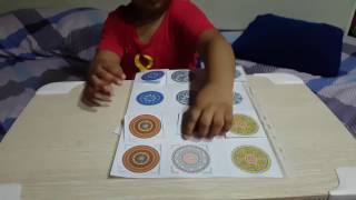 Mandala visual discrimination activity