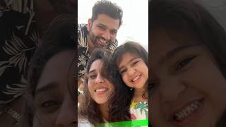 Cricketer Rohit Sharma and Wife Ritika Sajdeh & Daughter Samaria💓#rohitsharma #ritikasajdeh #shorts